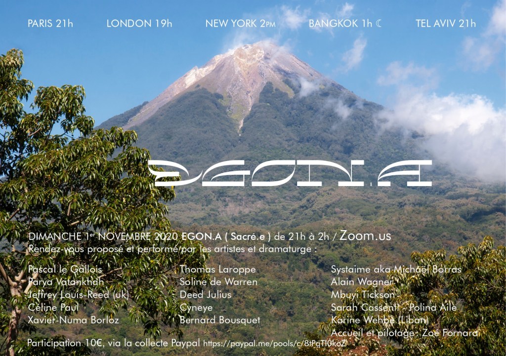 Evénement programmé et performé par les artistes et dramaturges